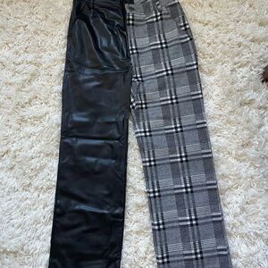 Chic Black and Gray Women's Dual-Style Pants